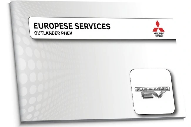 

Mitsubishi Holenderska Książka Serwisowa Phev