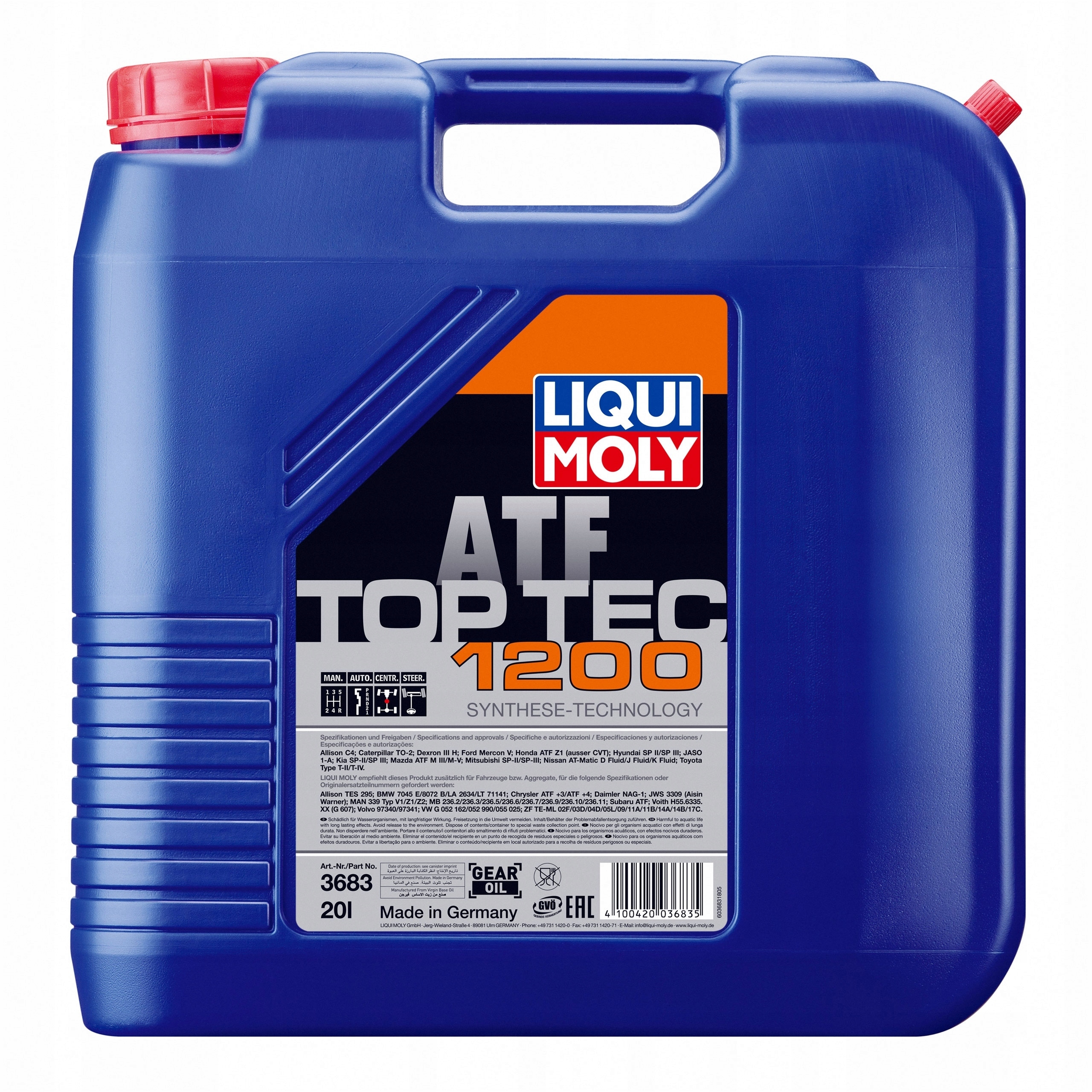 Olej Liqui Moly Atf Top Tec 1200 20 L Dex III H Honda Z1 Sp-iii