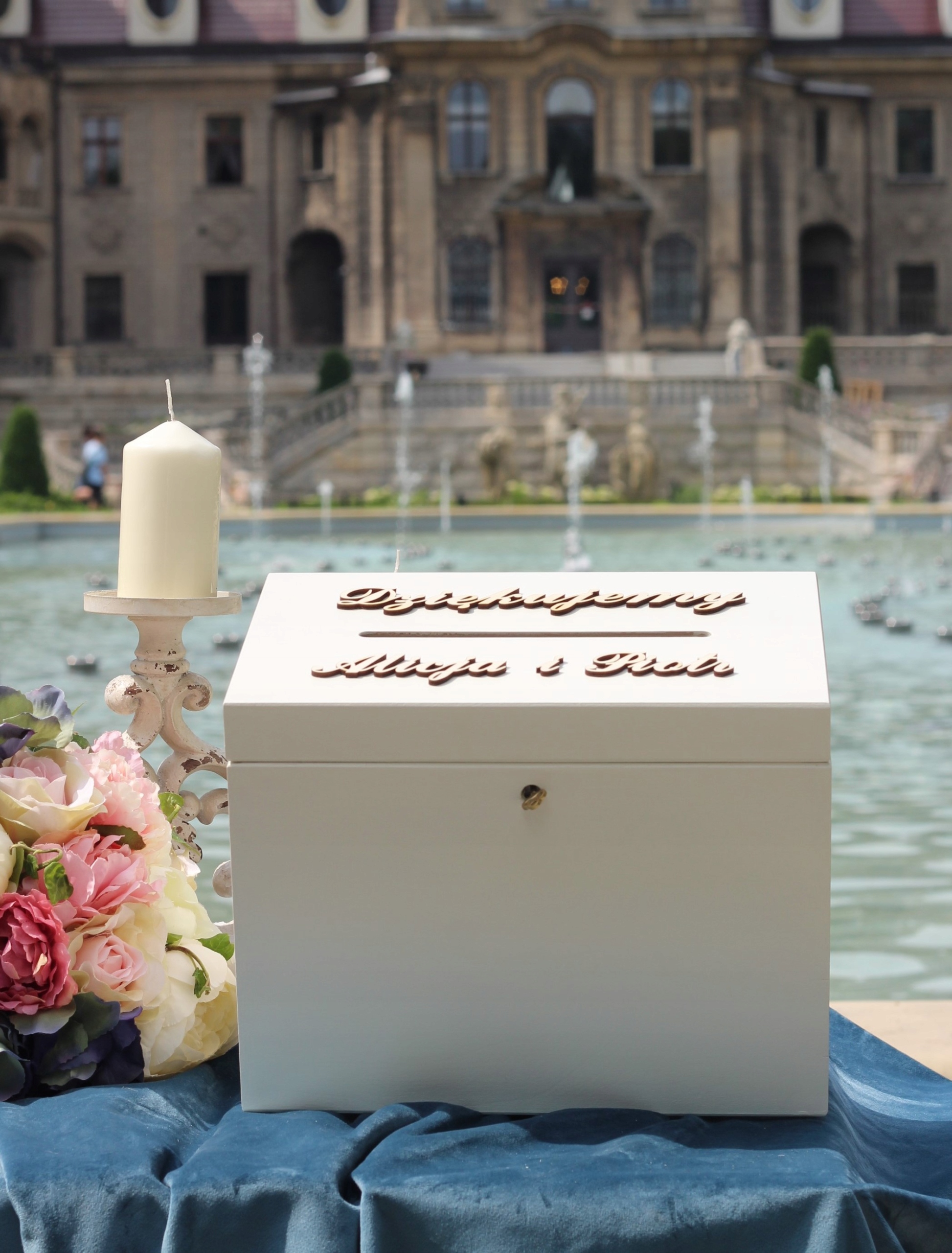 PUDEŁKO NA KOPERTY i OBRĄCZKI ŚLUB GRAWER EAN (GTIN) 5905274103714