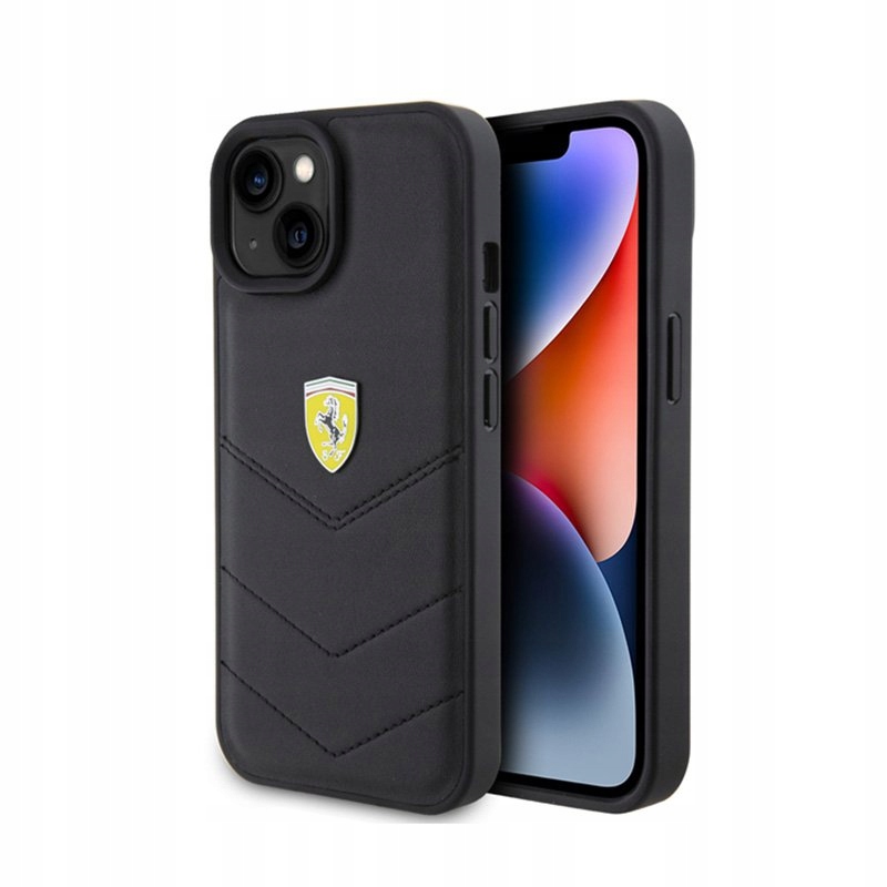 Ferrari – Pouzdro pro iPhone 15 (černé)