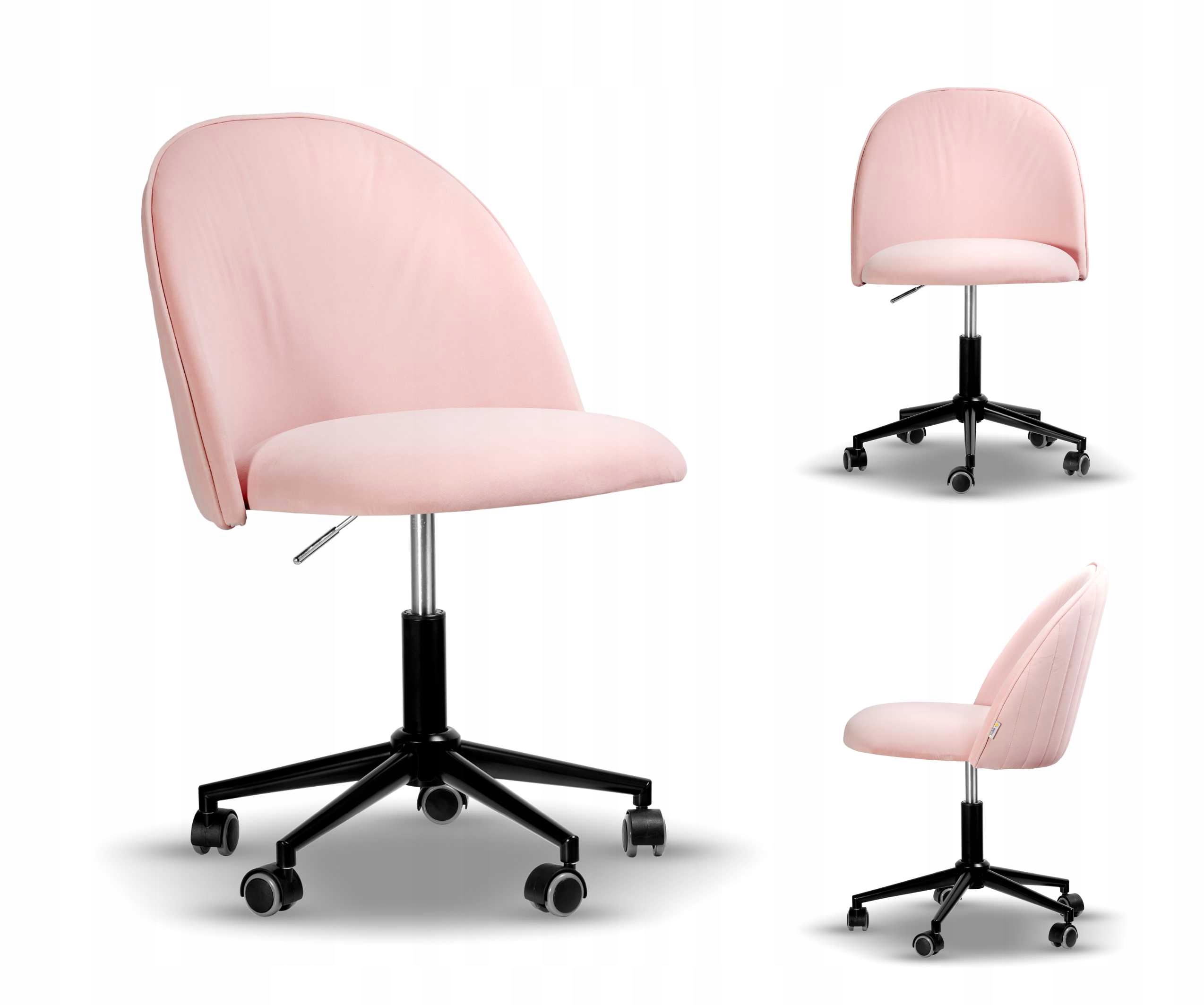 

Soul różowy krzesło obrotowe welur w stylu Loft