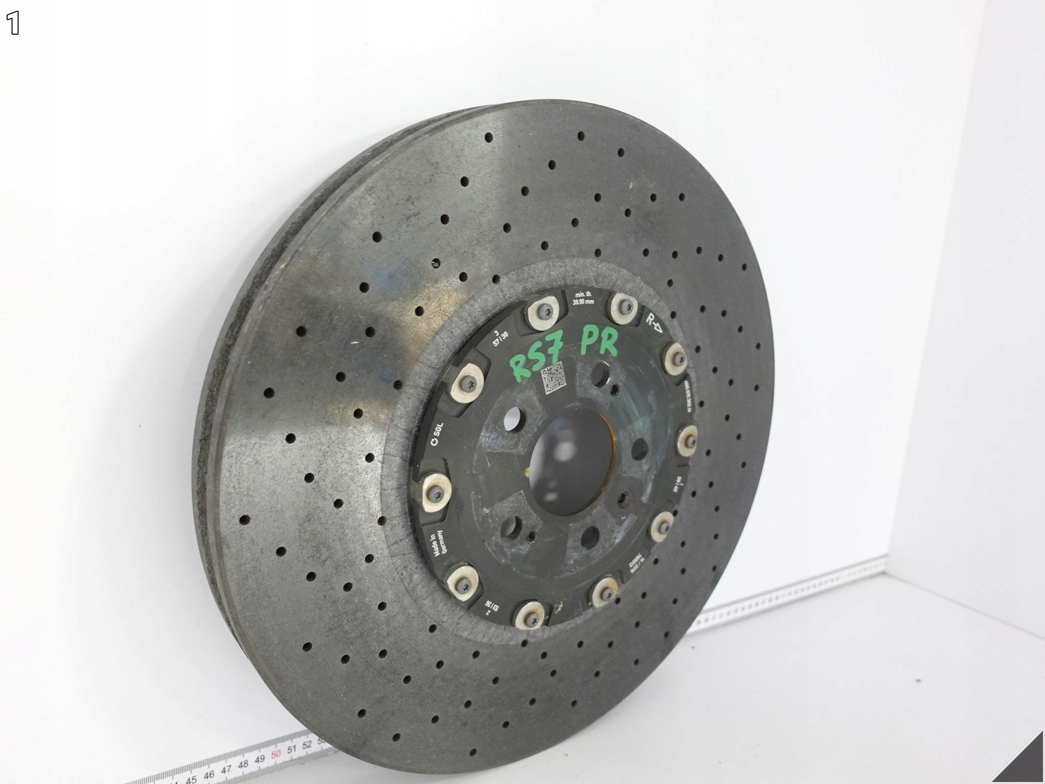 AUDI RS7 4G8 RS6 4G0 C7 disc CERAMICZNA right front 420x40 dismantling 340KM