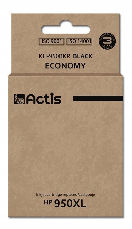 Tusza Actis KH-950BKR, zamiennik Hp 950XL CN045AE, czarny, 80 ml
