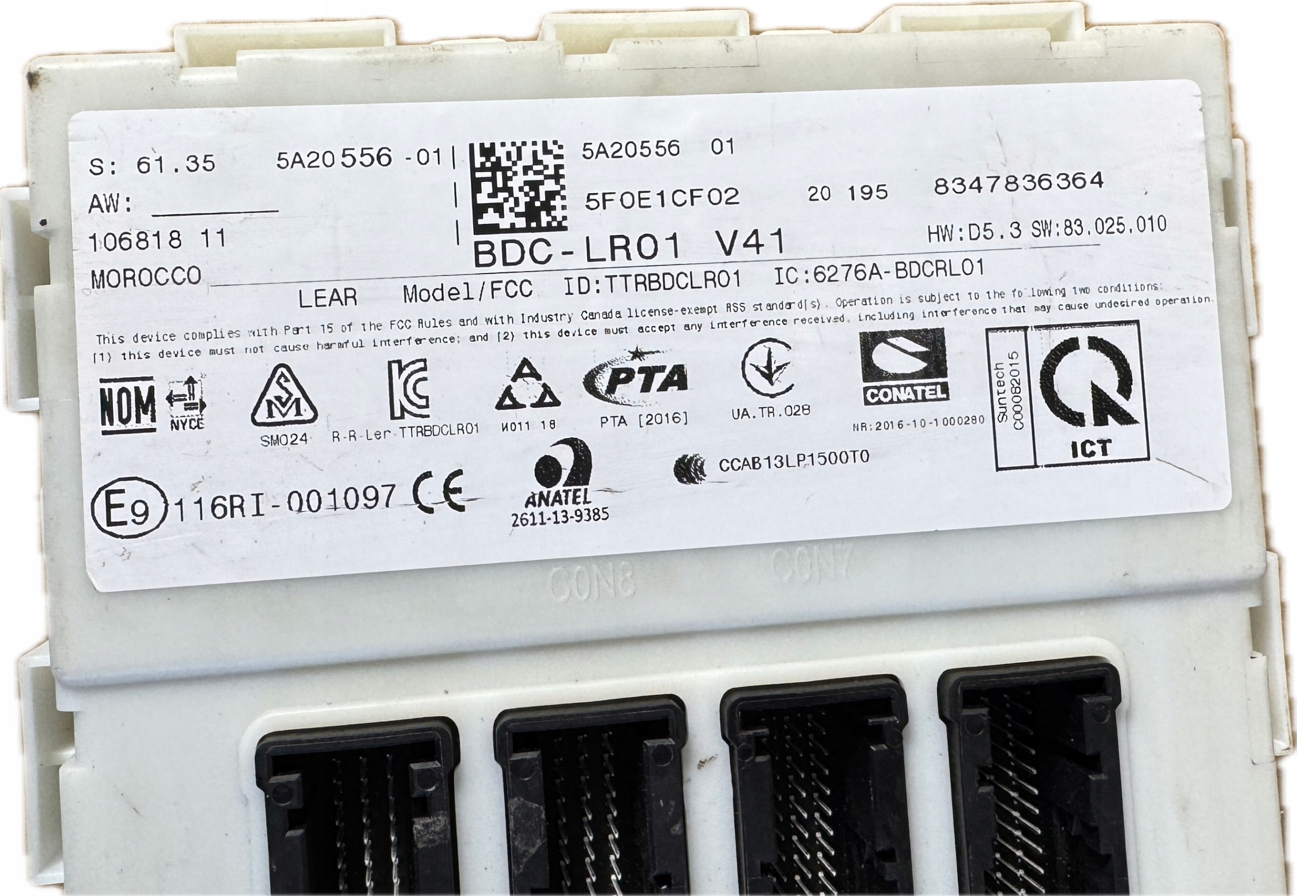 M84 BMW X2 F39 module control unit KOMFORTU BDC FEM 5A20556