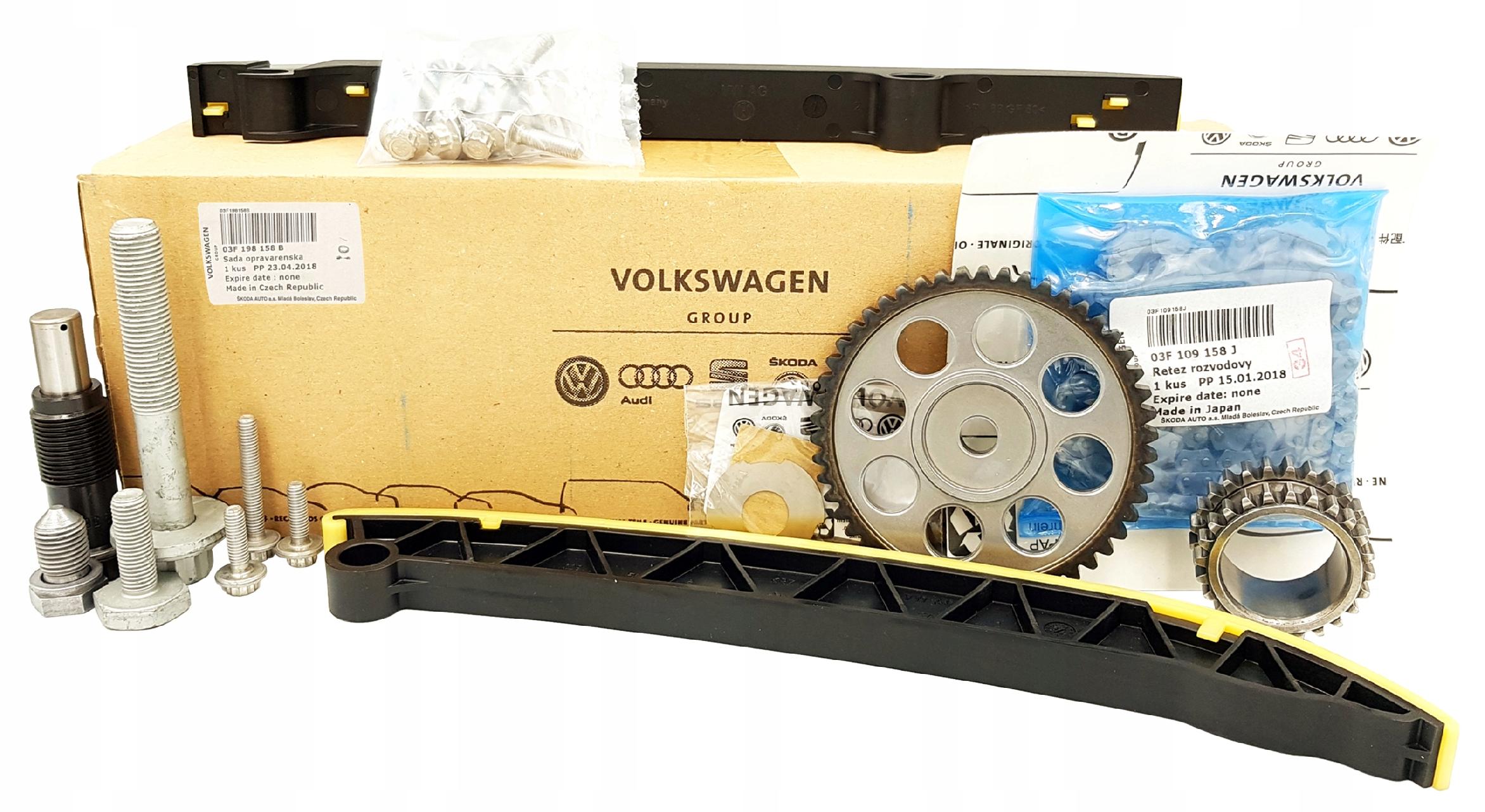 AUDI A1 A3 1.2 TFSI TSI ZESTAW ROZRZĄD ŁAŃCUCH