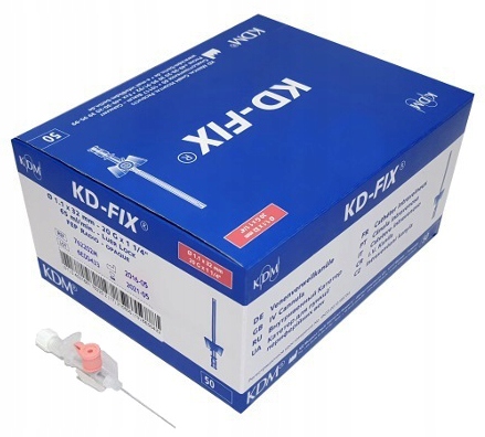 

Kaniula Wenflon Kd-fix 20G 1,1x33mm Różowy 50SZT