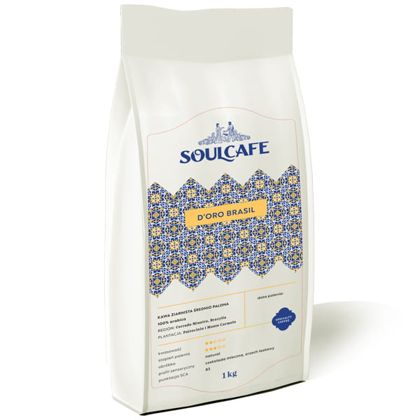 SoulCafe d'oro Brasil Speciality kawa ziarnista 1kg