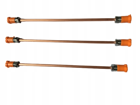 PRZEWÓD HAMULCOWY MIEDZIANY RURKA 50cm +KOŃCÓWKI