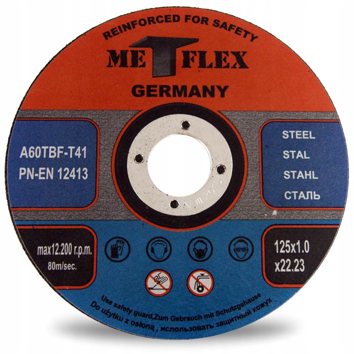 

Tarcza do cięcia Metalu 125x1 Mocne Tarcze