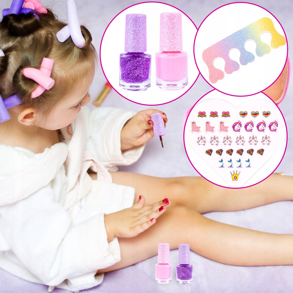 KUFEREK KOSMETYKÓW MAKEUP dla dzieci ZESTAW DO MALOWANIA makijażu TOREBKA Bohater brak