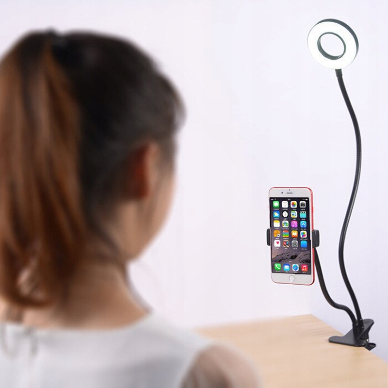 LAMPA DO SELFIE LED LAMPKA TELEFONU PIERŚCIENIOWA Źródło światła LED