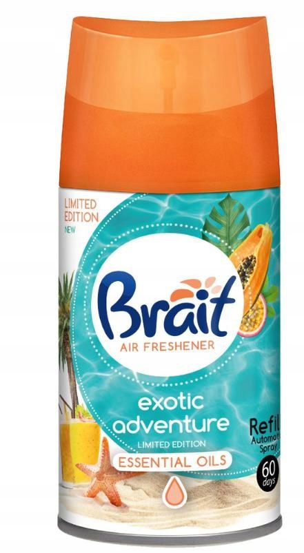 Levně Brait Air Freshener Automatický Osvěžovač – Zásoba Exotického Dobrodružství 250 ML