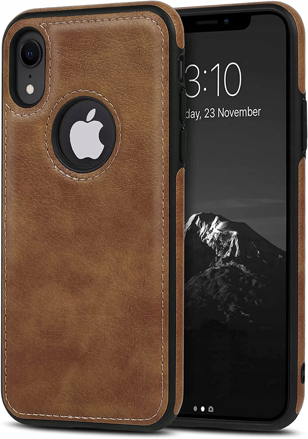 

Skórzany pokrowiec etui iPhone Xr case Eko Skóra