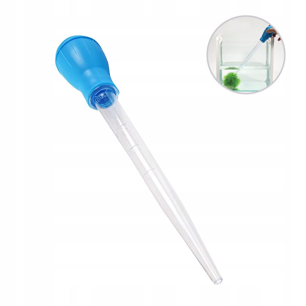 2Pcs Manual Aquarium Cleaner Dropper for Fish and Coral