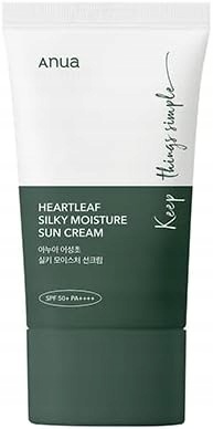 Anua Heartleaf Silky Moisture Sun Cream Spf 50+ 50 ml krém s filtrem