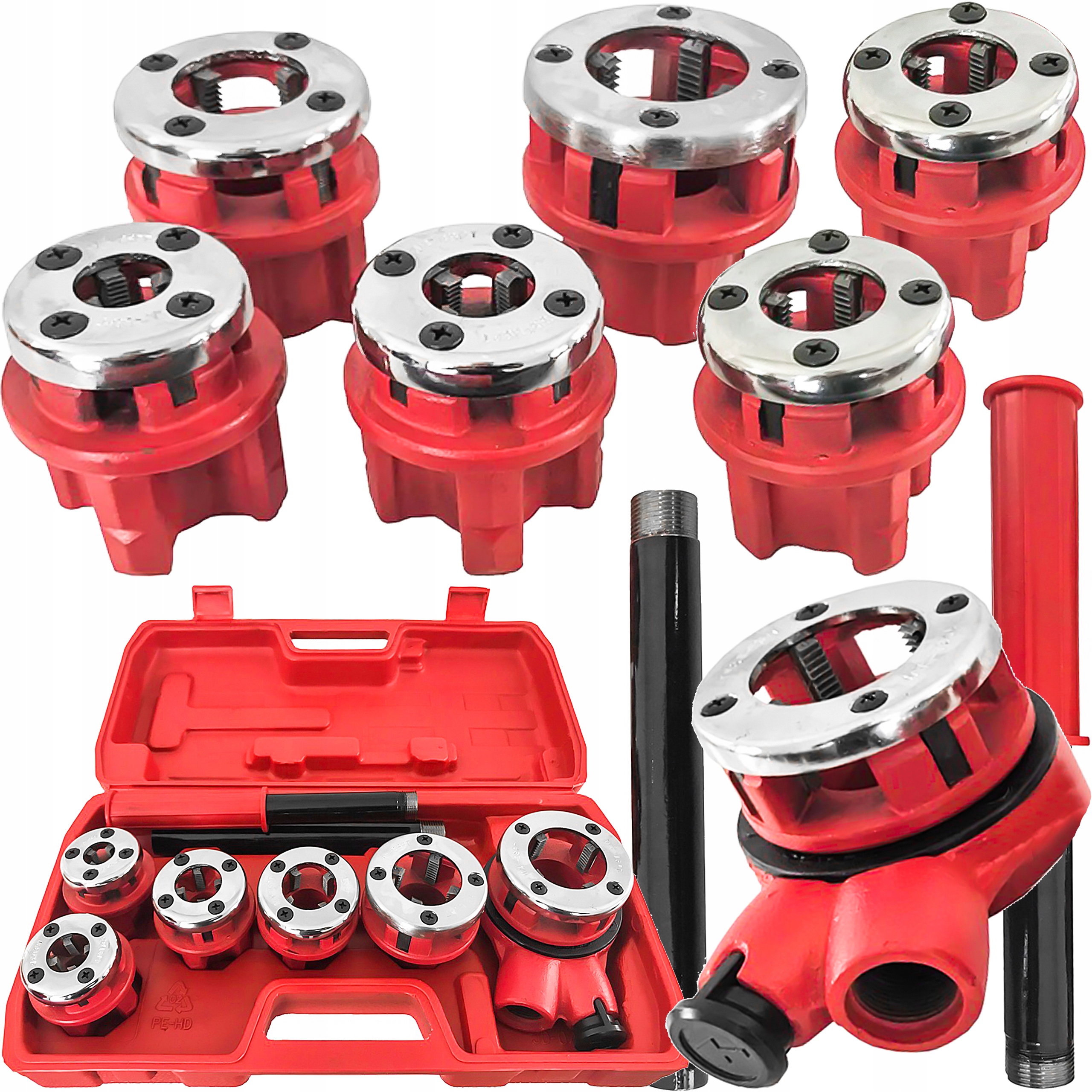 GWINTOWNICA RĘCZNA DO RUR Z GRZECHOTKĄ NARZYNKA 6