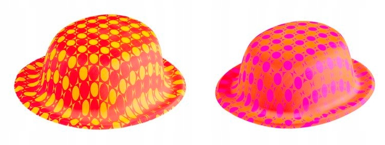 

Melonik Plastikowy Neonowy W Kropki Kolorowy