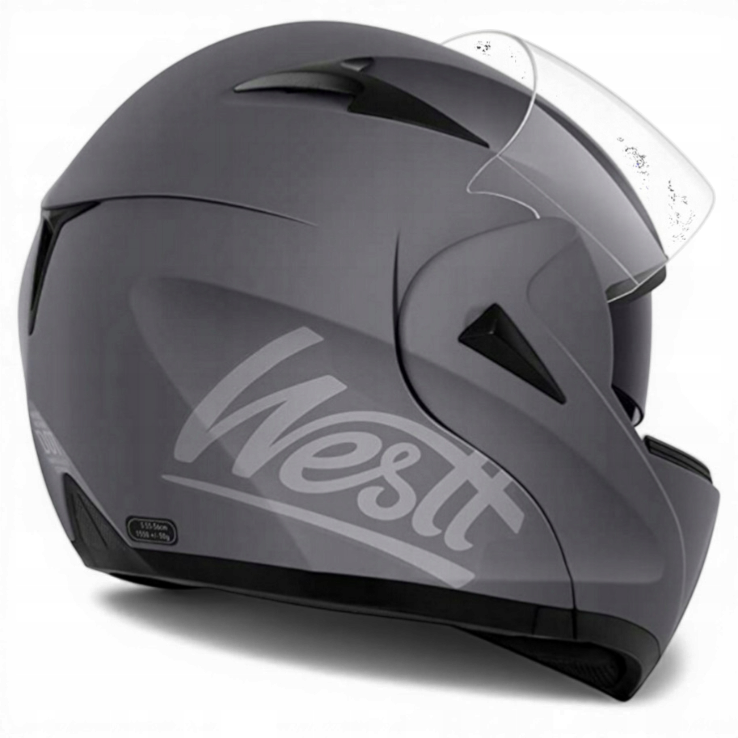 Motocyklová prilba Westt Torque W-103 L 59-60 šedá unisex