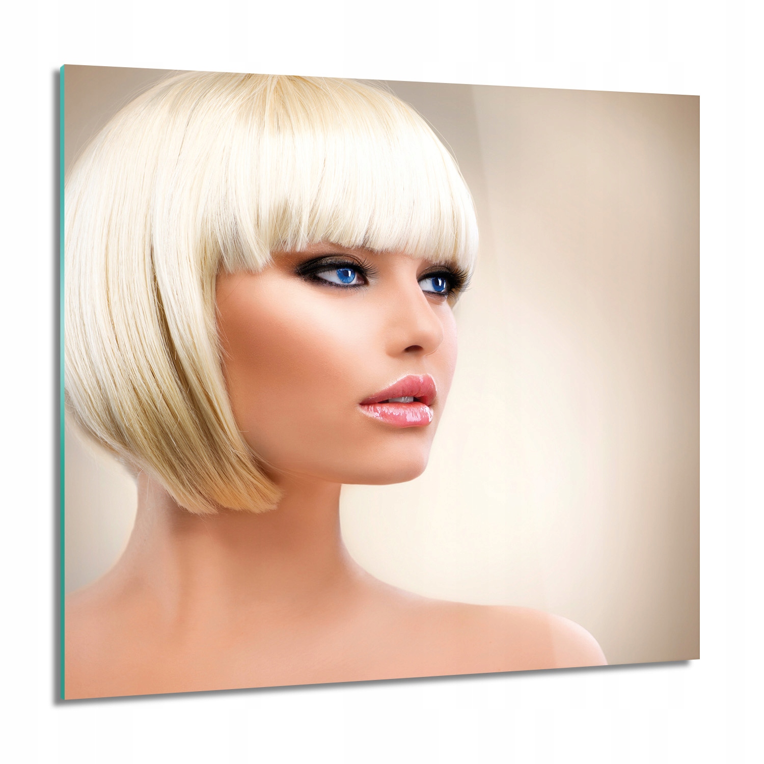 Žena blond vlasy do kuchyne Obraz na skle 60x60