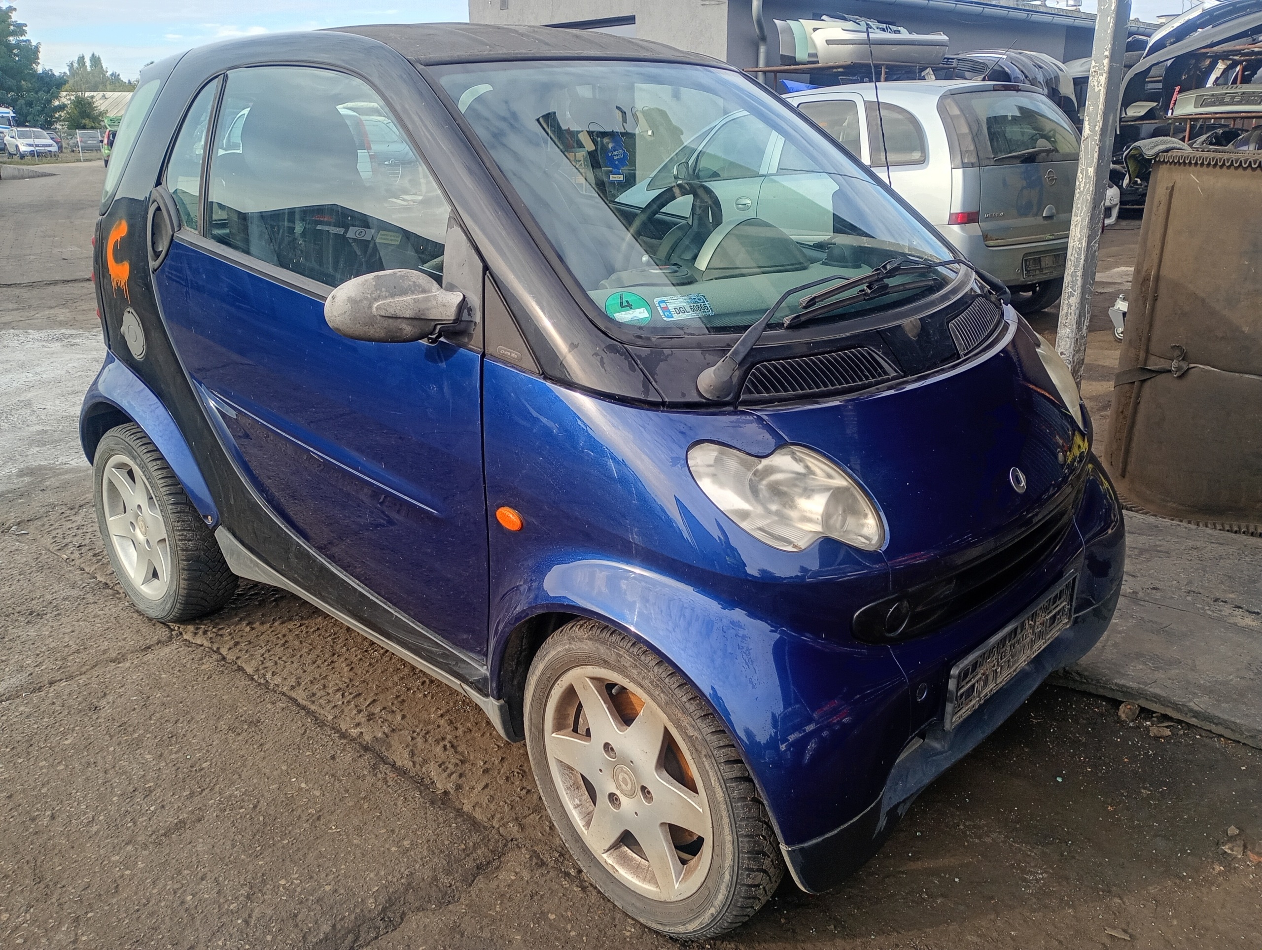 bocchetta aria anteriore dell’aria destro passeggeri Smart Fortwo 450 98-07