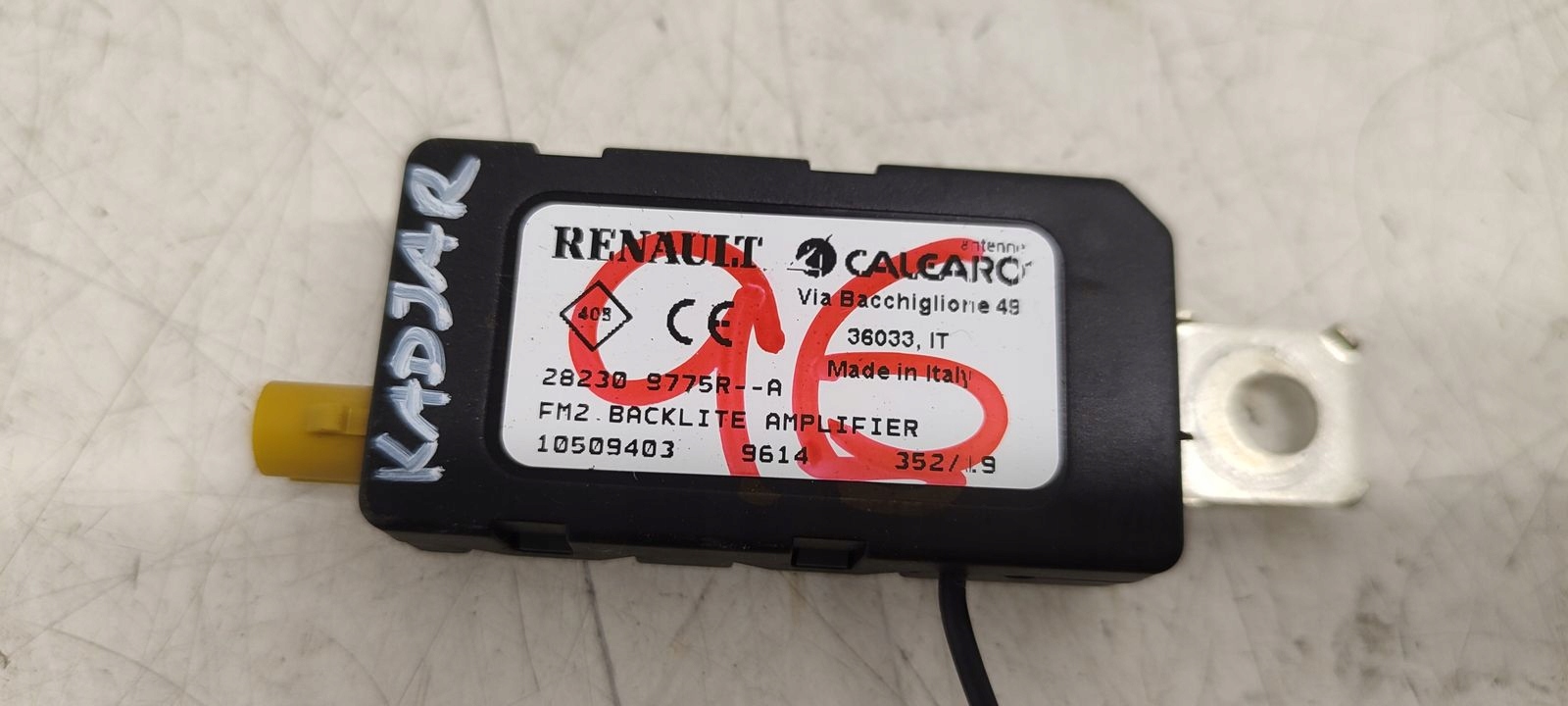 verstärker antenne Renault Kadjar