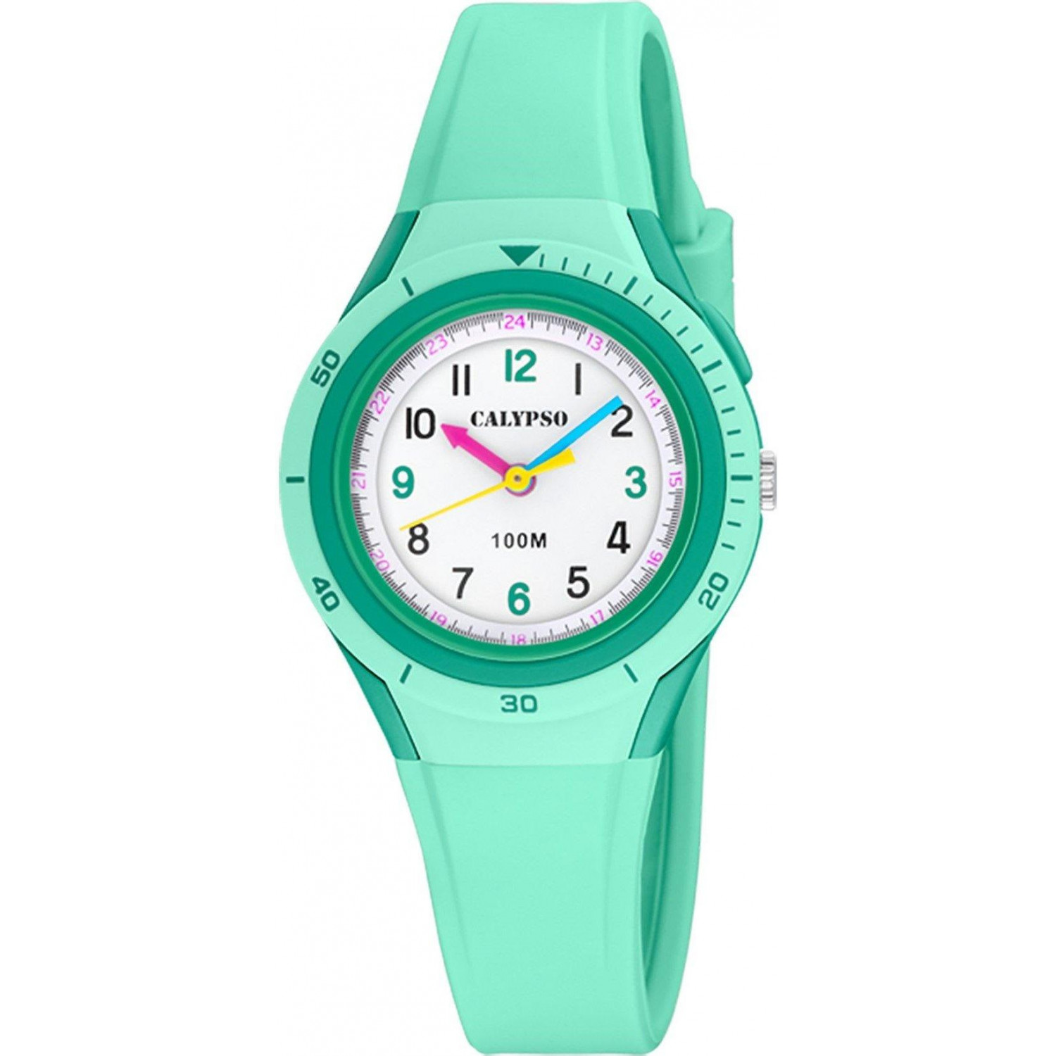 Dětské hodinky Calypso K5856-2 zelený řemínek