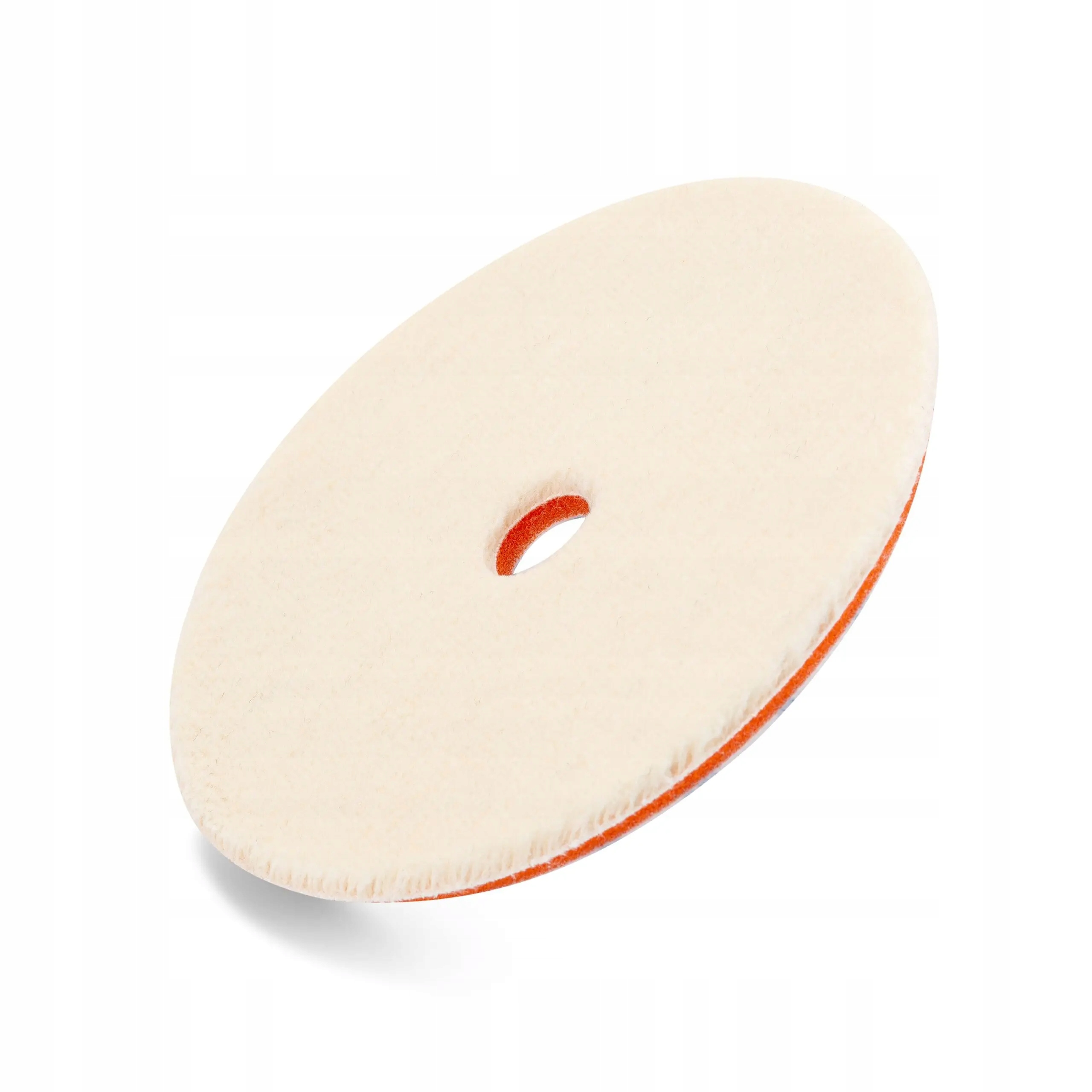 Ewocar WoolWhite 130mm wełniany agresywny pad polerski