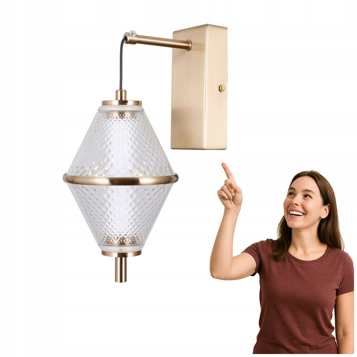 Led nástěnné svítidlo 5W Fuente WL-34395-1-HBR Italux
