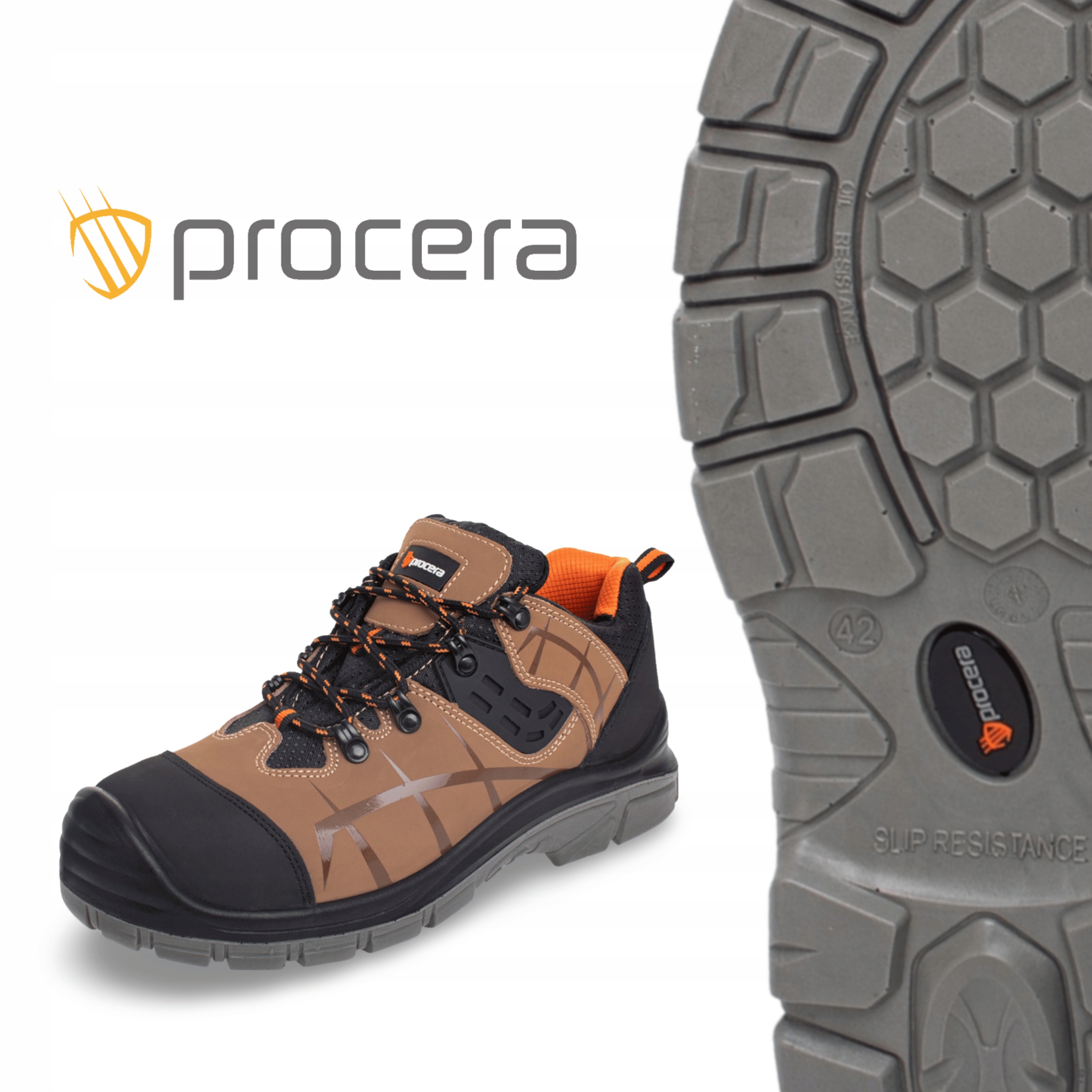 Buty Robocze Półbuty WODOODPORNE Antypoślizgowe Z STALOWYM PODNOSKIEM S3 42 Płeć mężczyźni