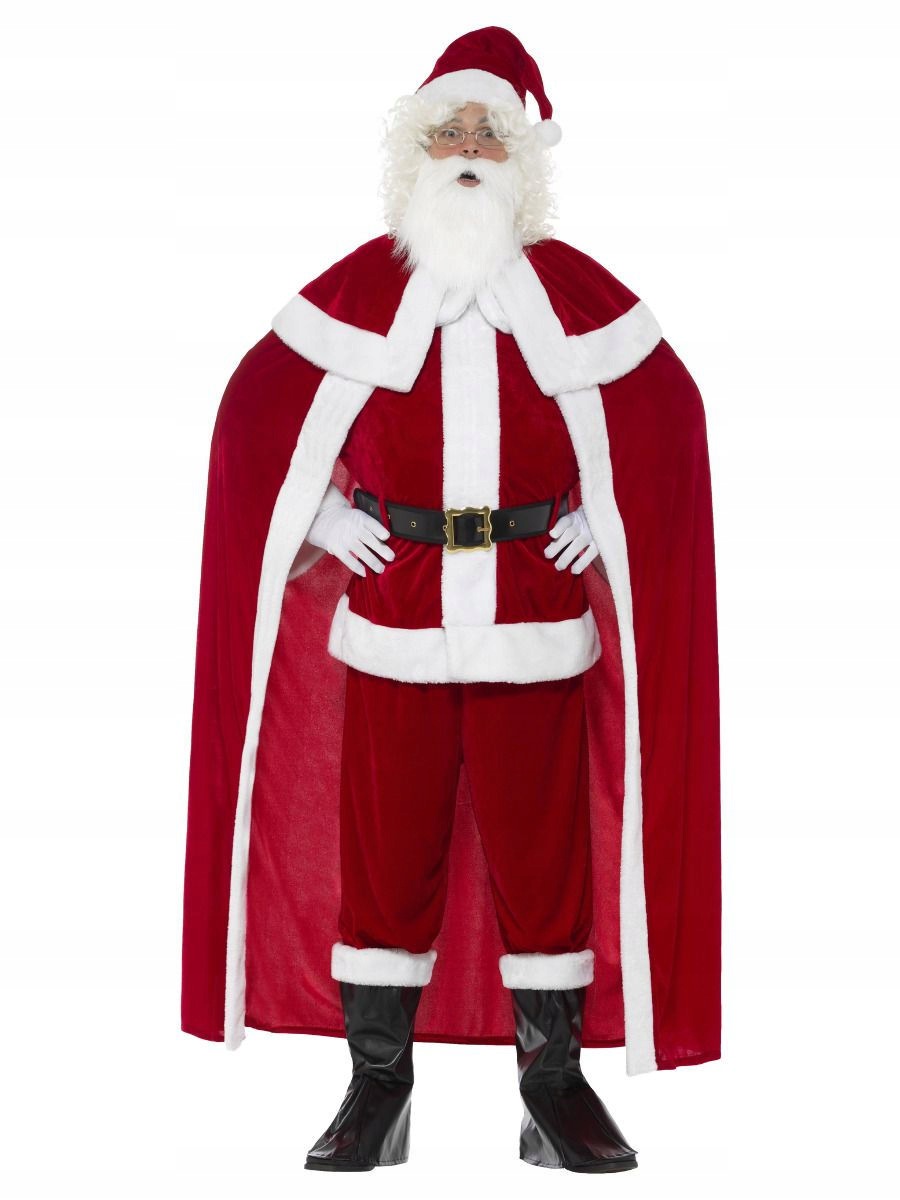 Deluxe kostým Santa Claus, červený velikost XL