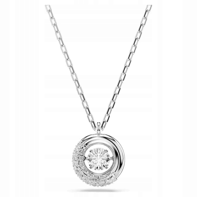 Náhrdelník Swarovski od Dextera Ocel rhodiovaný Křišťál Zirkon bílý