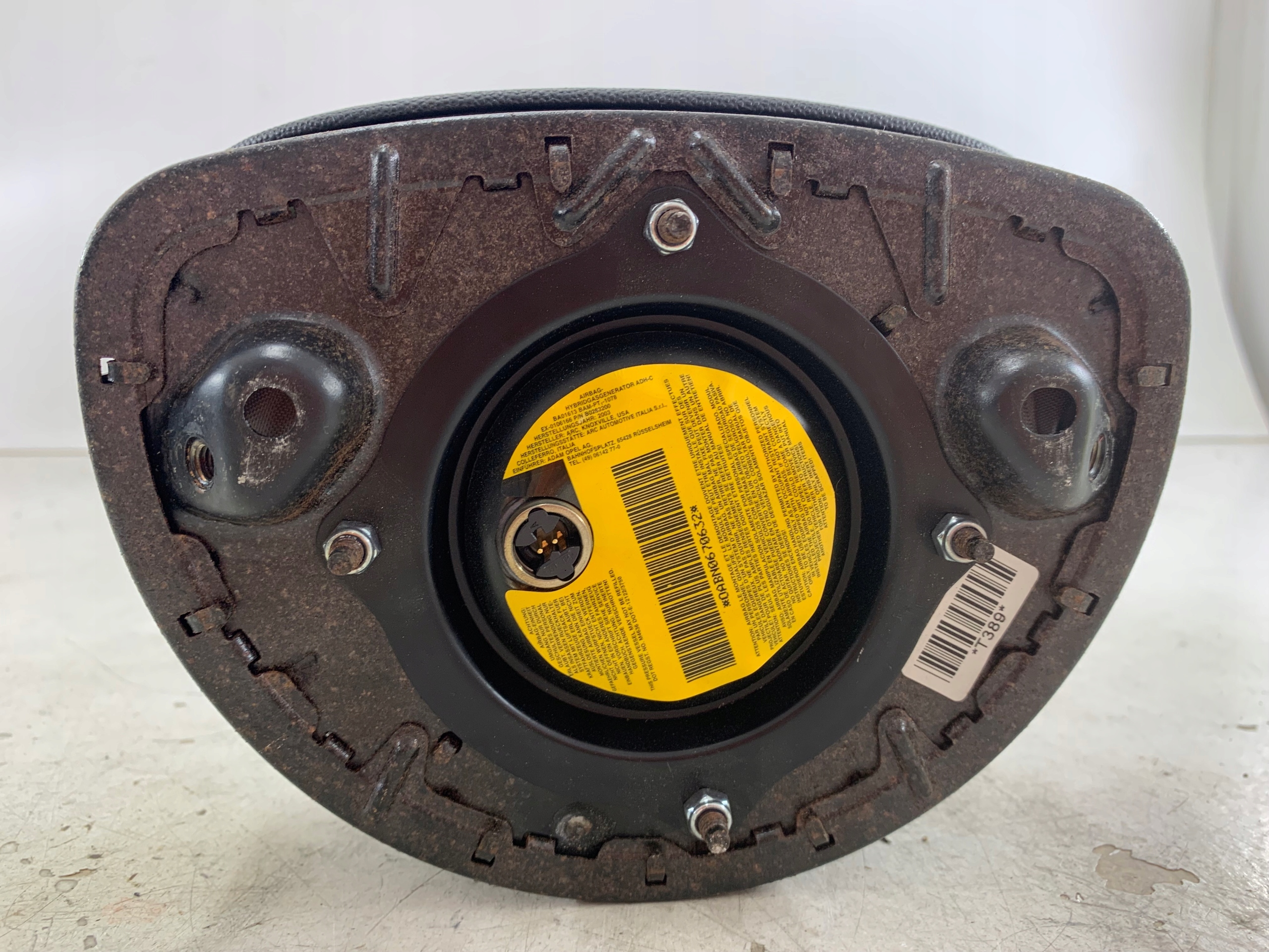 OPEL CORSA C airbag luft airbag 09130793