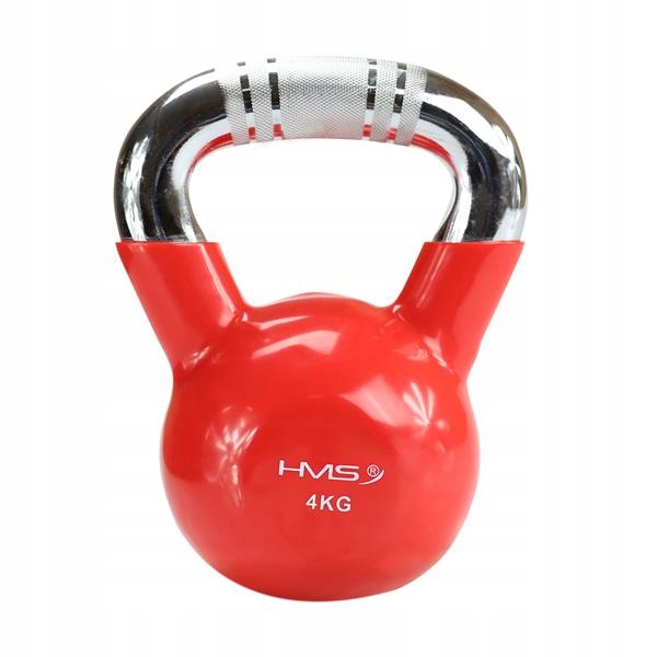 KETTLEBELL RED CHROM RADEŁKOWANY ŻELIWNY TRENINGOWY SOLIDNY 8KG HMS Materiał wewnętrzny żeliwo