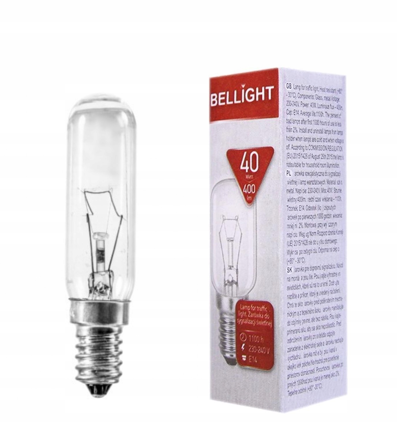 

Żarówka Tablicowa T25 E14 40W Lodówka Okap Maszyna