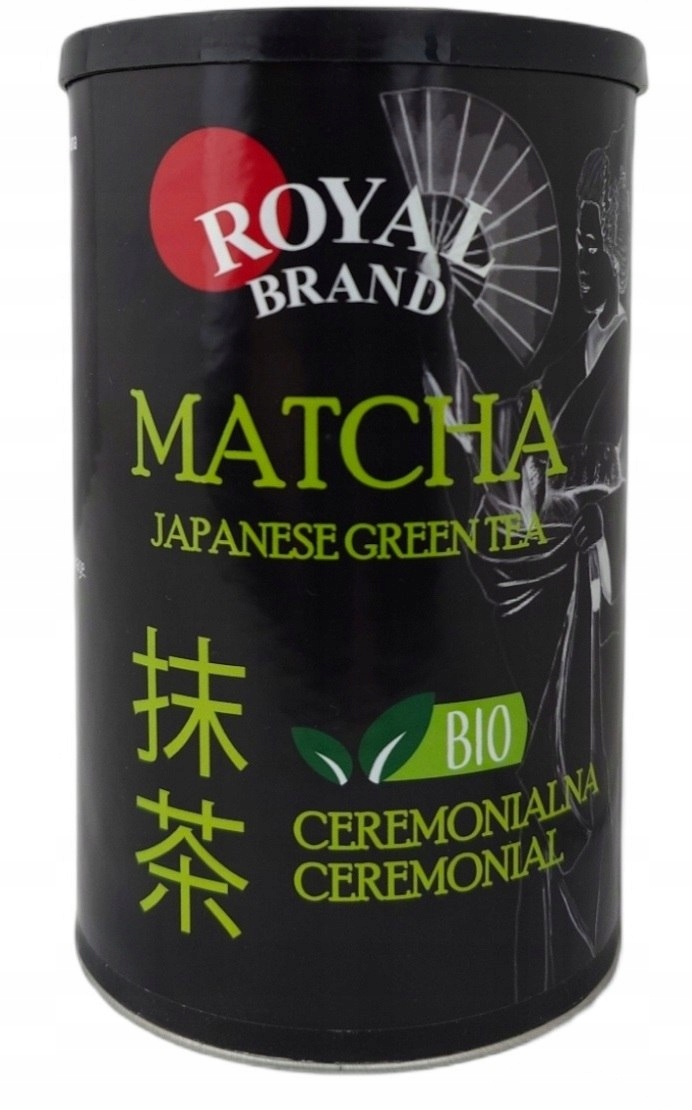 Herbata Zielona Matcha Japońska Ceremonialna Bio 100 g Royal Brand