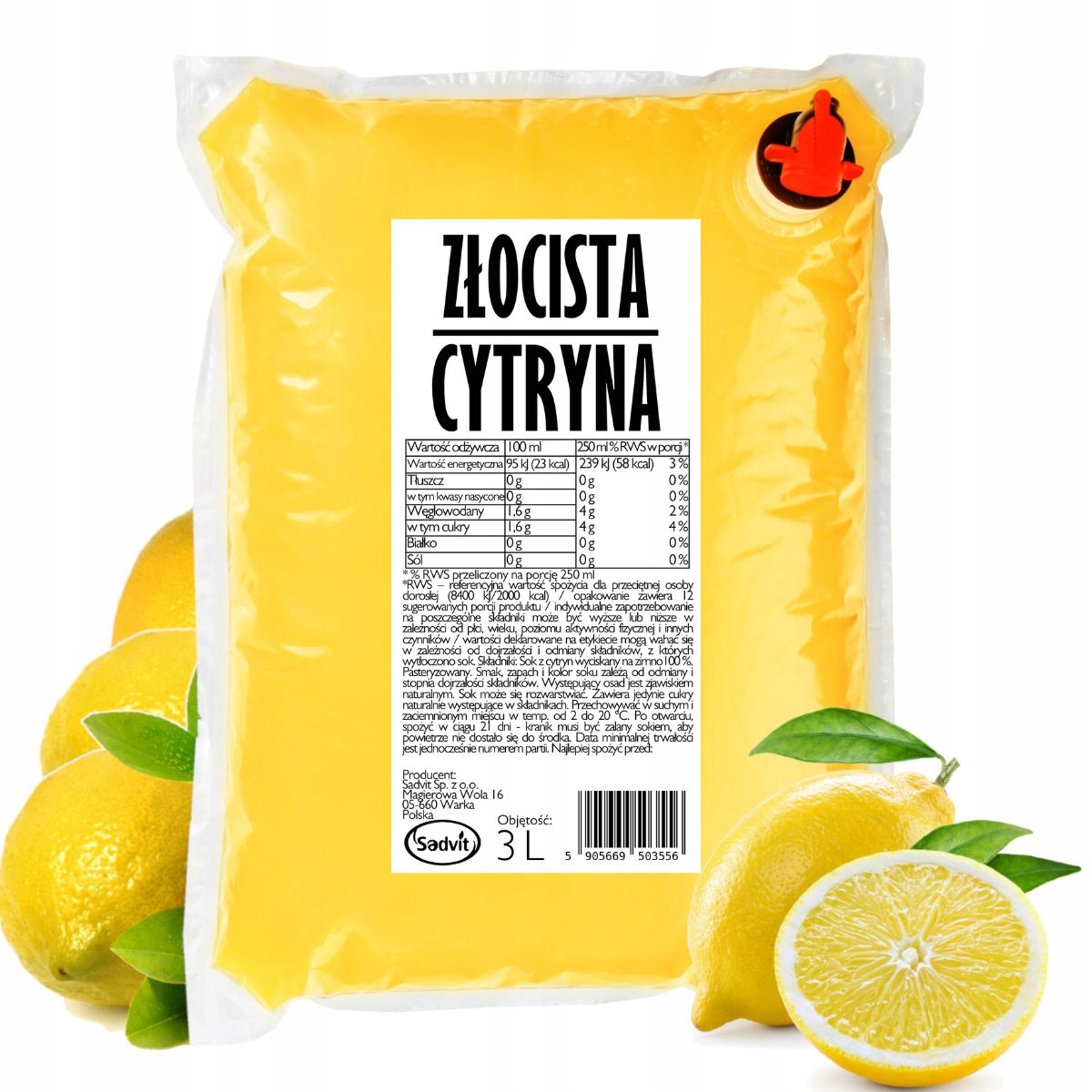 лимонный сок 100% лимонный сок 3л