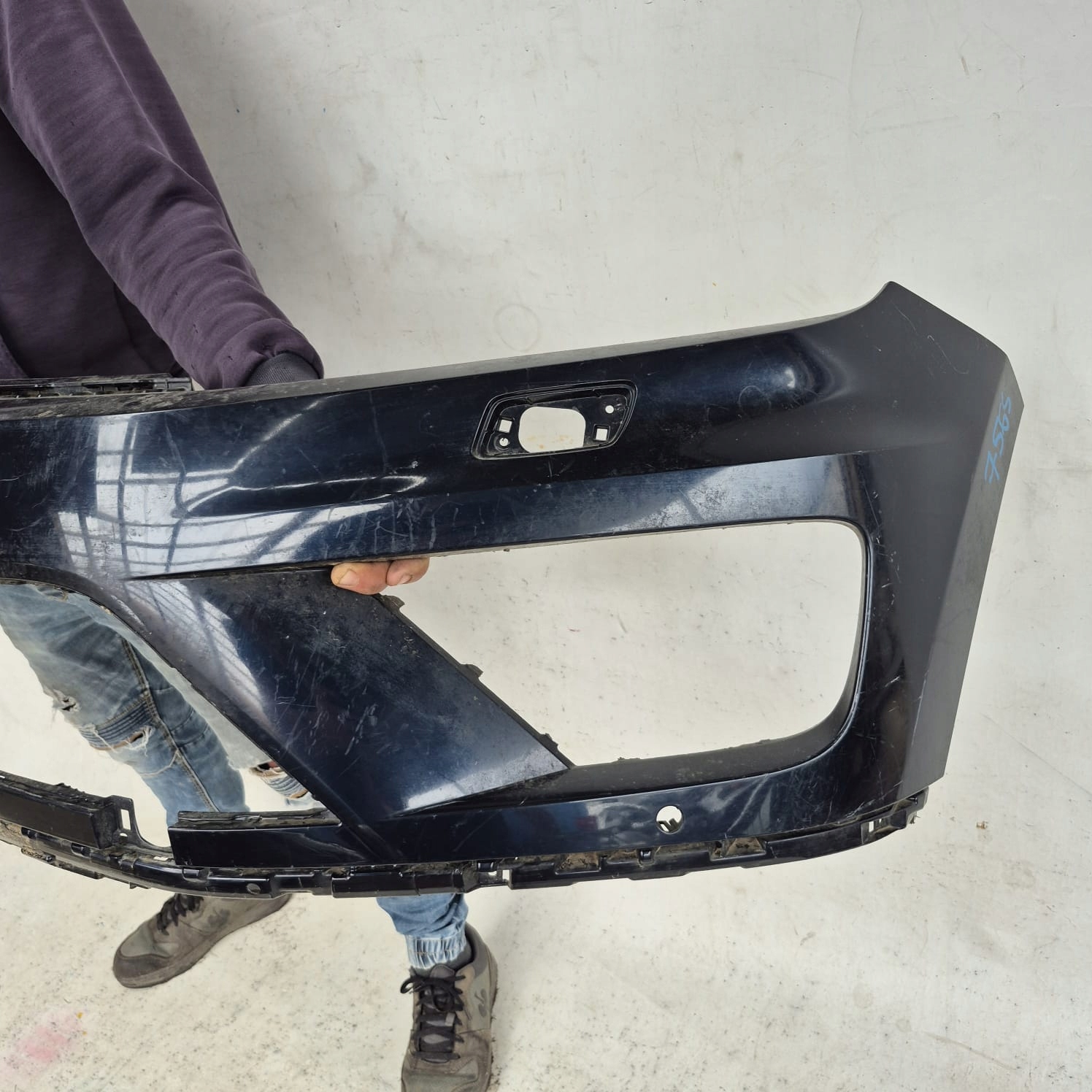 VW TOUAREG II 2 LIFT 14-18 bumper front front washer PDC