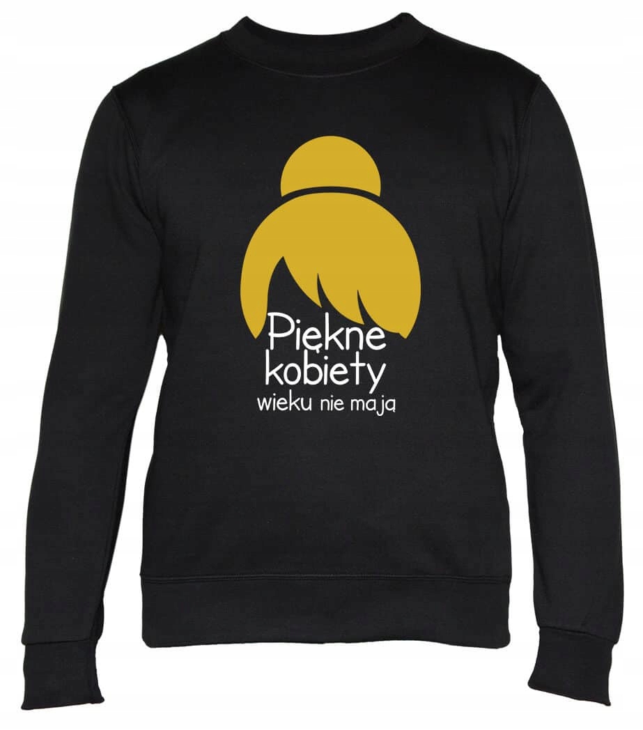 Dámská Mikina Krásné ženy nemají věk, 3XL, černá, Dárek Pro Ni