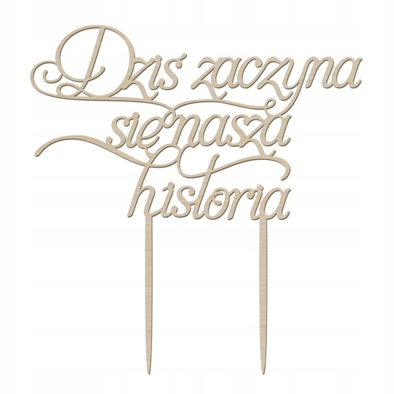 

Topper Na Tort Weselny Dziś Zaczyna Się Historia