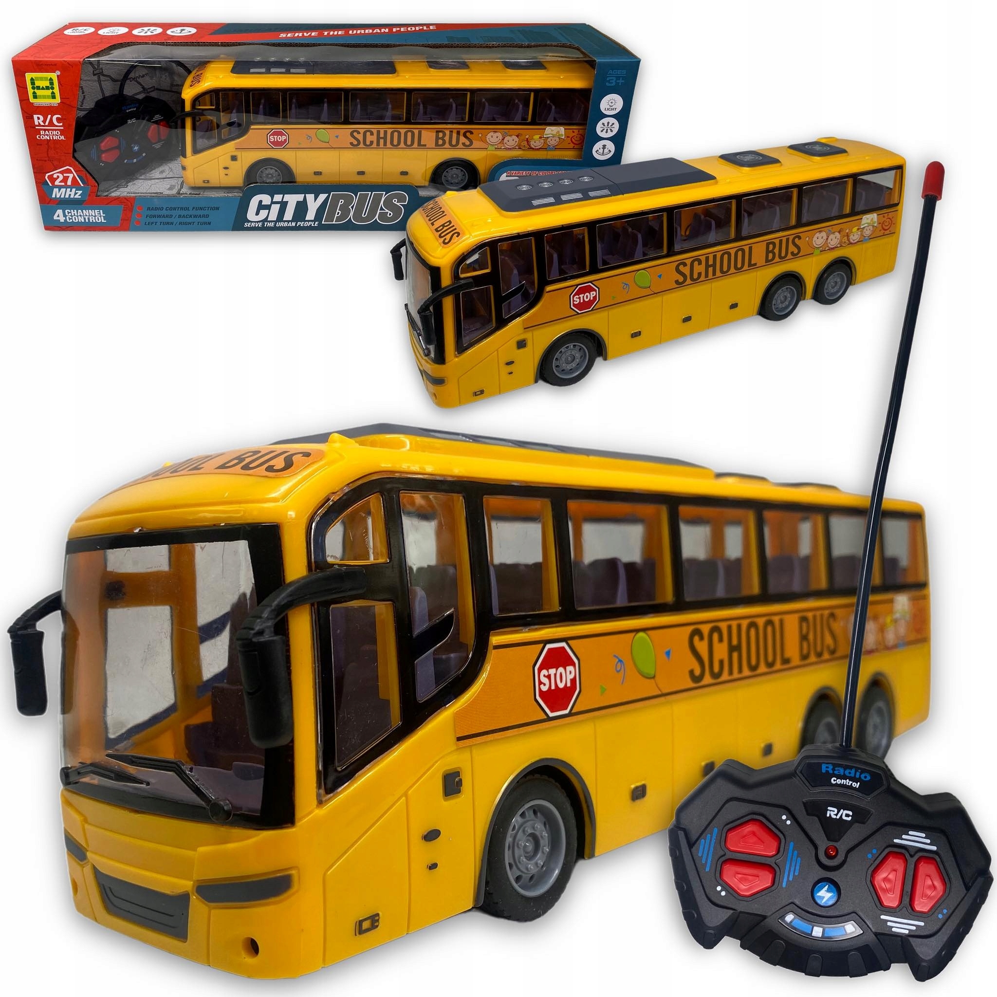 

Autobus Szkolny Zdalnie Sterowany Rc Na Radio
