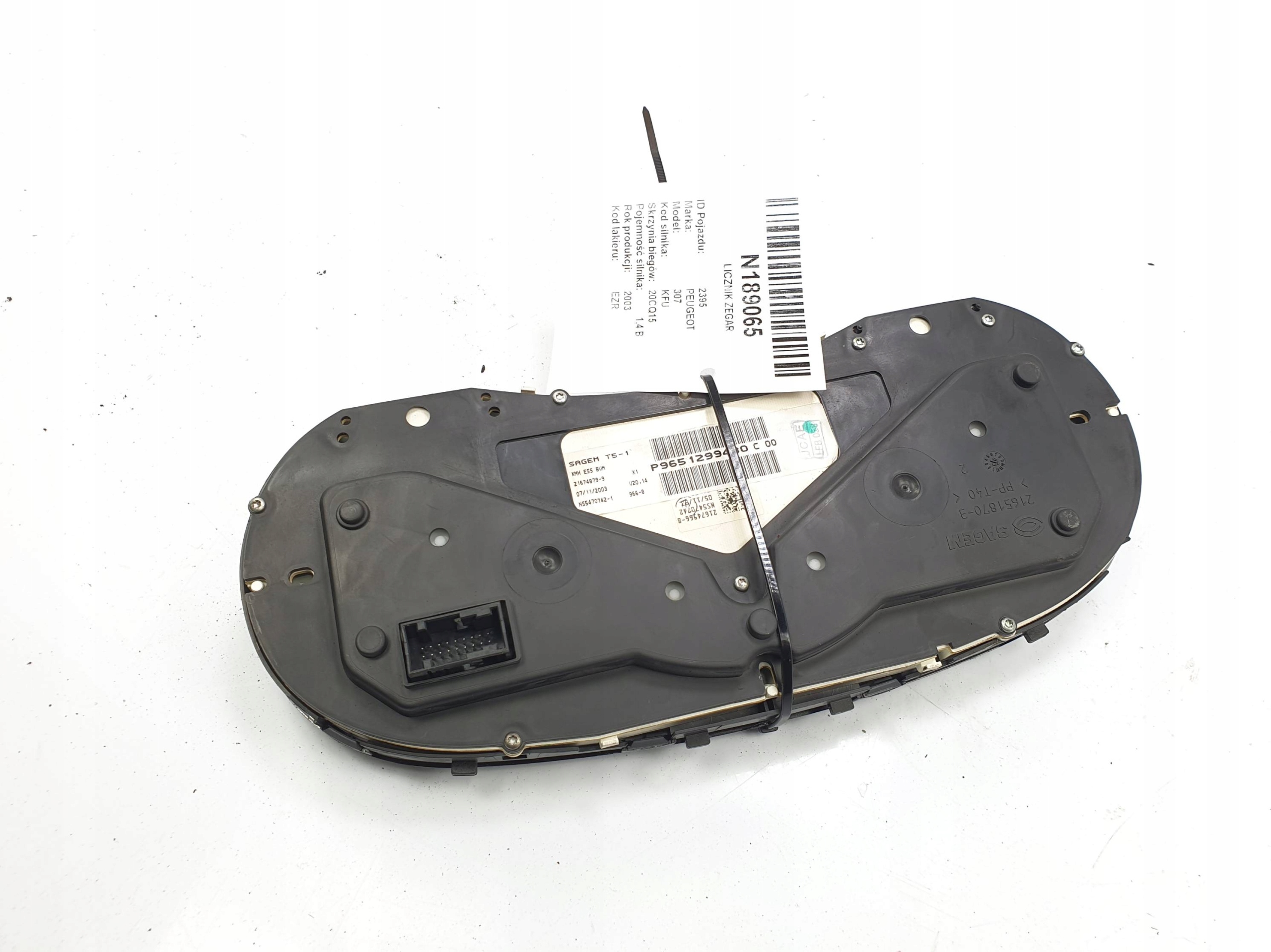 dials clock P9651299480C PEUGEOT 307