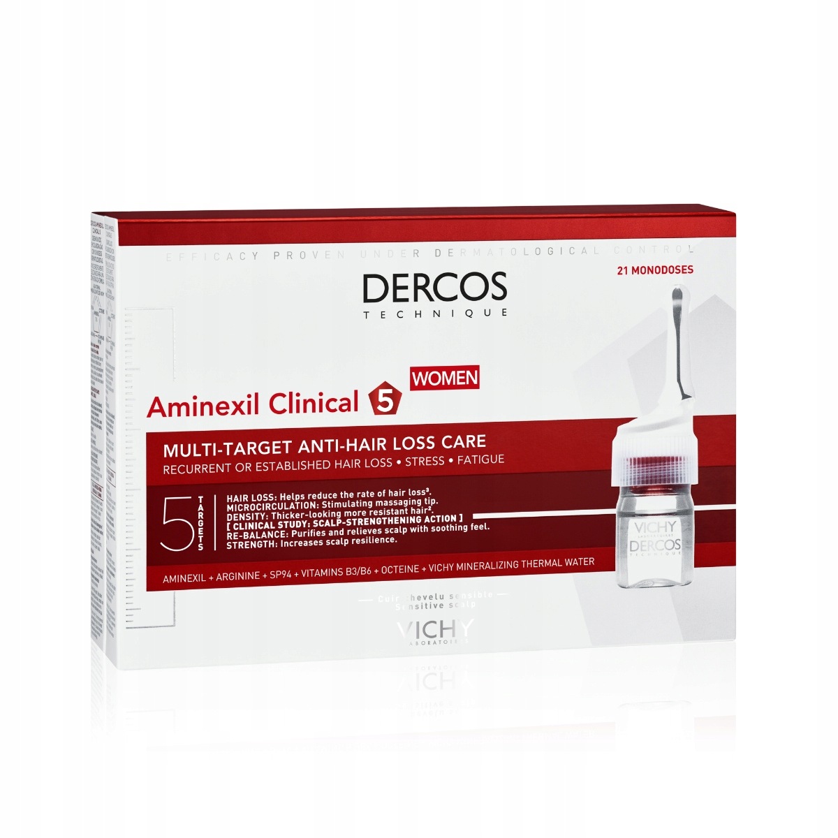 Vichy Dercos Aminexil Clinical Women Kuracja przeciw wypadniu włosó...