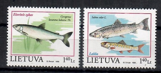 Litwa, M 671-72, ryby