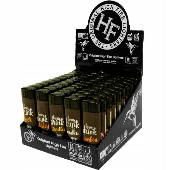 

50x Zapalniczka Piezo H.f. z Zaworkiem Drinks