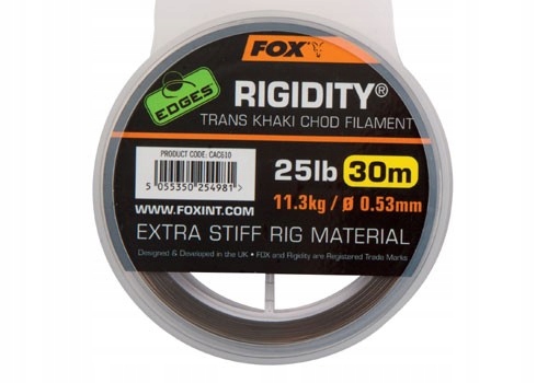 Fox- Rigidity Trans Khaki 30 lb materiał na przypony