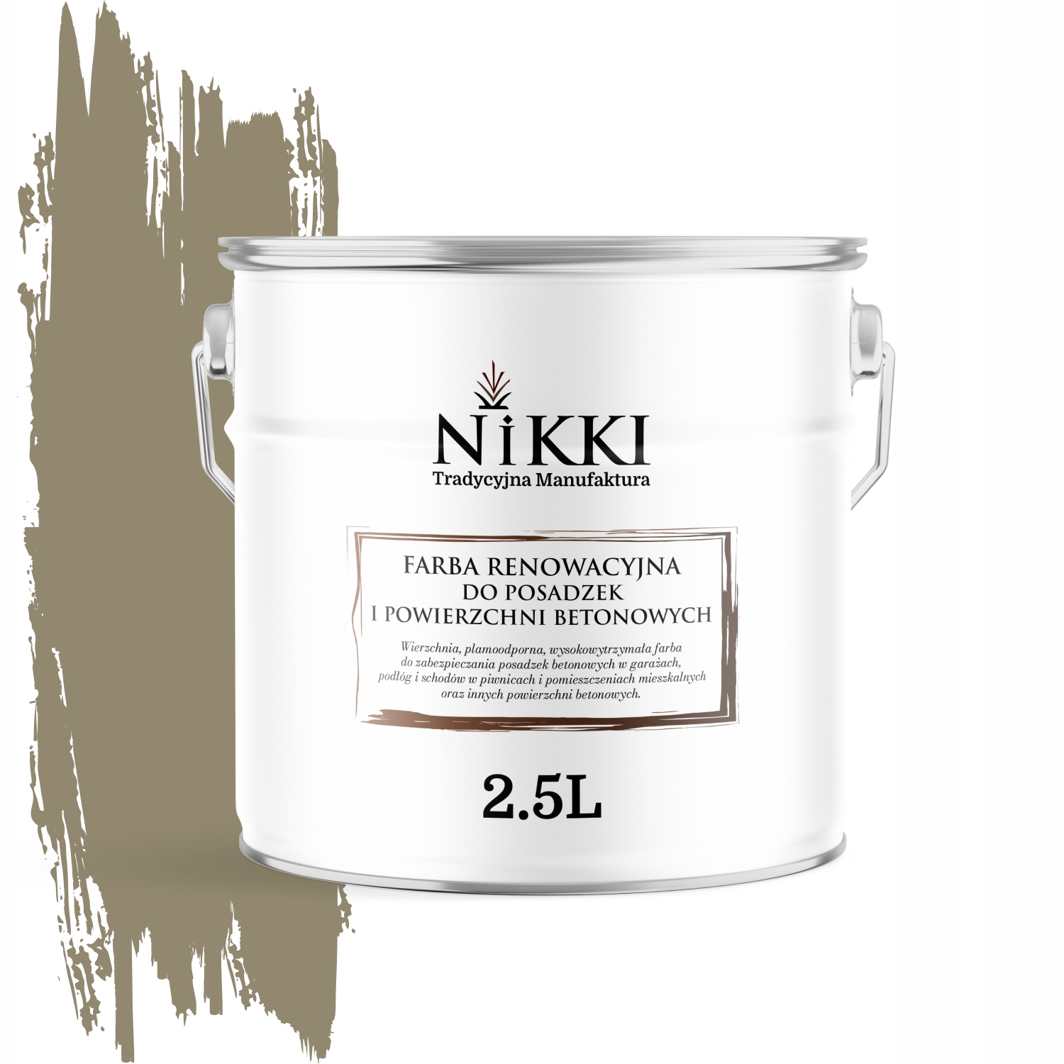 Farba Na Renováciu Betónových Podláh 2,5 L Šedo-žltá RAL7034 Polomatná