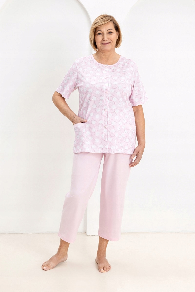 Dámské Pyžamo 738/M Růžová Barva