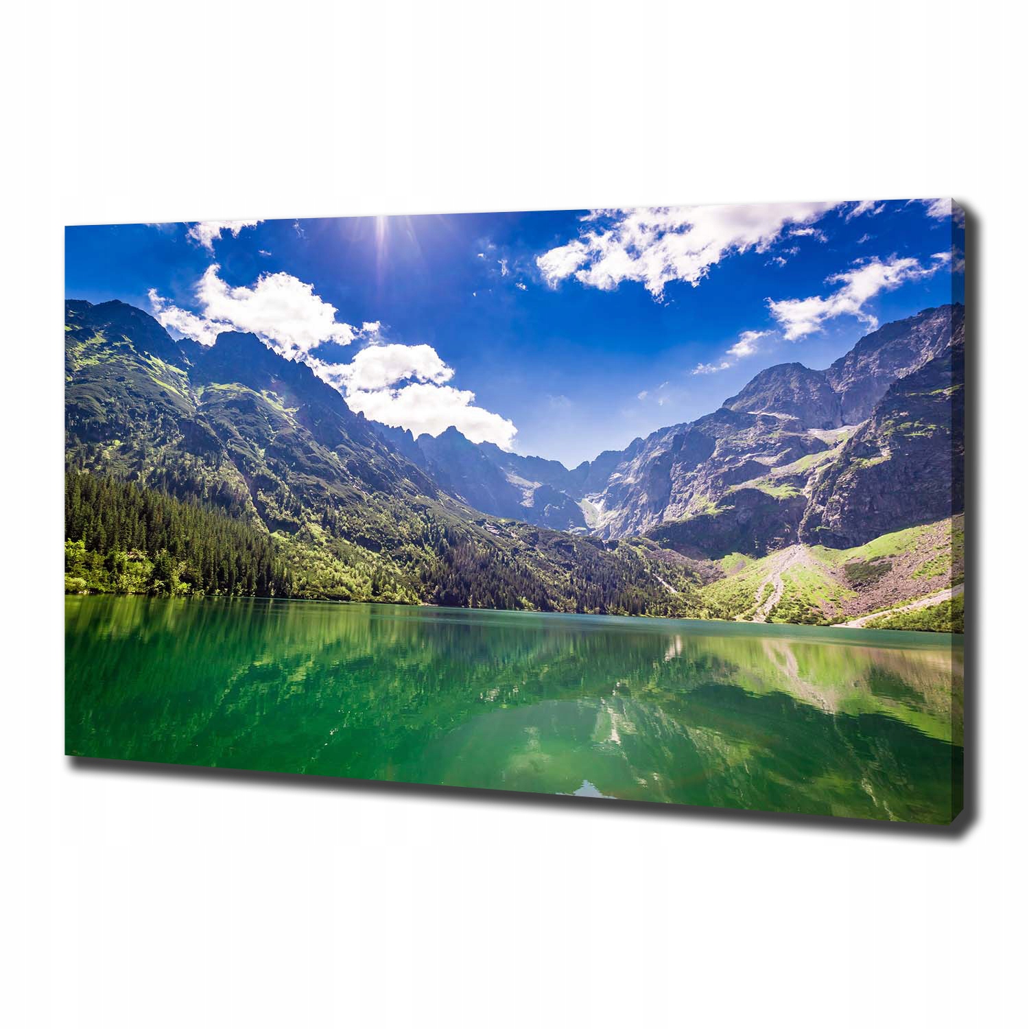 

Foto obraz na płótnie Morskie oko Tatry 100x70 cm