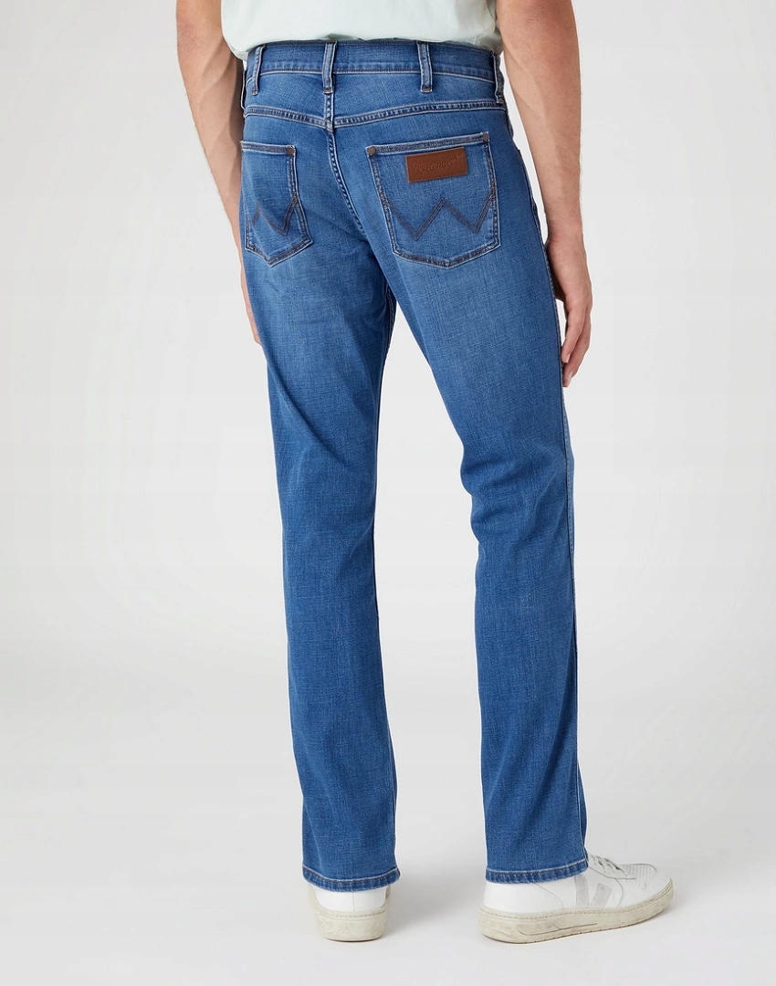 Pánské jednoduché džínové kalhoty Wrangler Greensboro Softwear W15Q74Z59 46/30