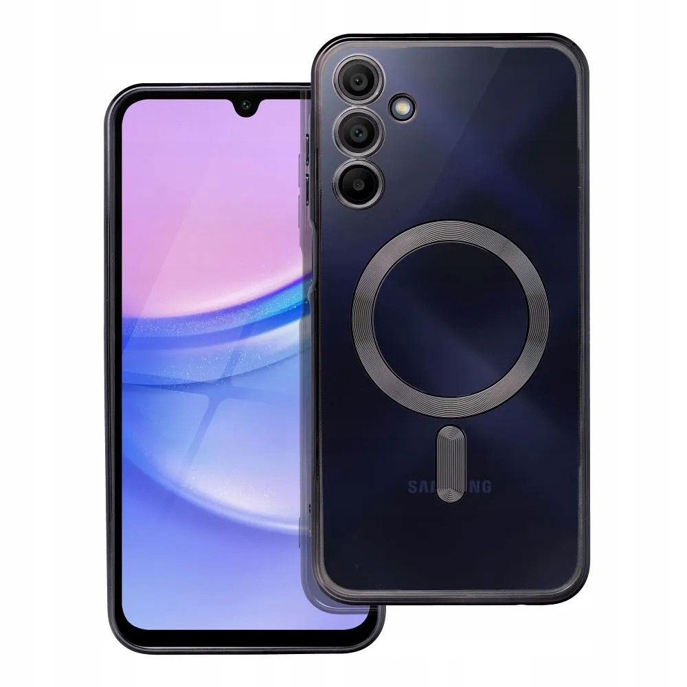 Futerał do Samsung A15 Electro Mag Cover zgodny z MagSafe czarny